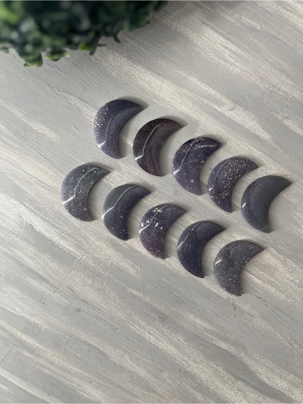 Grape Agate Moon